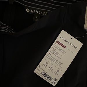 NWT Athleta Wander Slim Pant Size 0